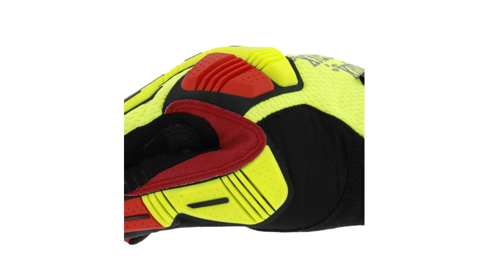 Mechanix Wear M-Pact D4-360 Hi-Viz Gloves - Mens, High Visibility Yellow, Extra Large, SMP-X91-011