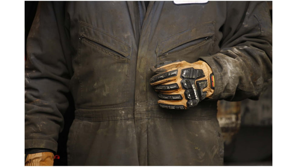 Mechanix Wear M-Pact Leather Driver Cut Resistant Gloves - Mens, Tan, Small, LDMP-C75-008