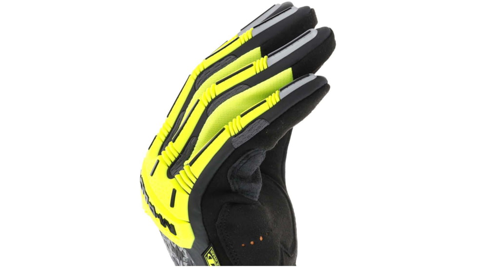Mechanix Wear M-Pact Open Cuff E5 Cut Resistant Gloves - Mens, Flourescent Yellow, Small, SMC-C91-008