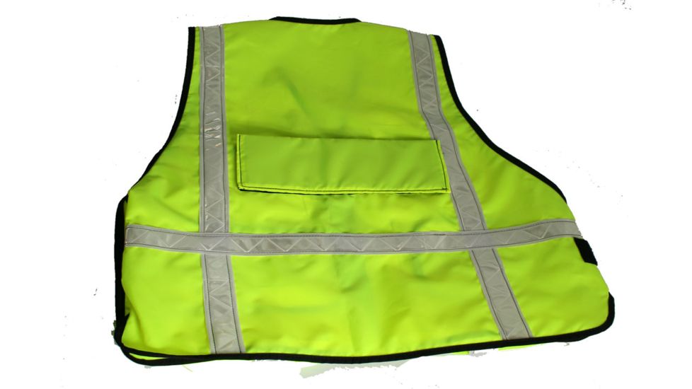 MediBrace ANSI Safety Vest - Medi-Brace Reflective Vest - Back View