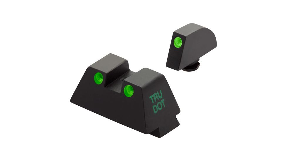 Meprolight Glock 9 mm/357 Sig/40 SW/45 GAP Green/Green Fixed Set TD, ML10224SUP