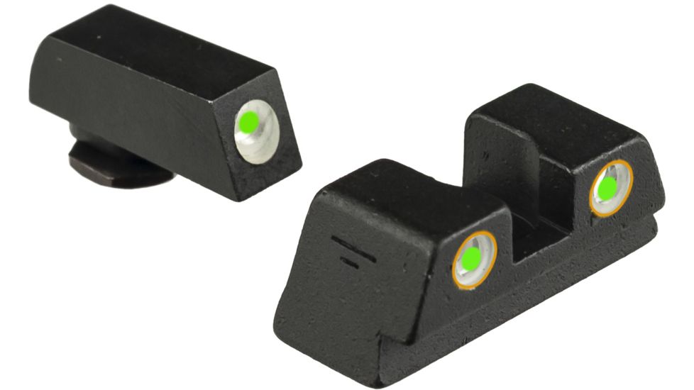 Meprolight Set Glock 42/43 Height 6.6 Green/Orange, ML10220O, 102203301