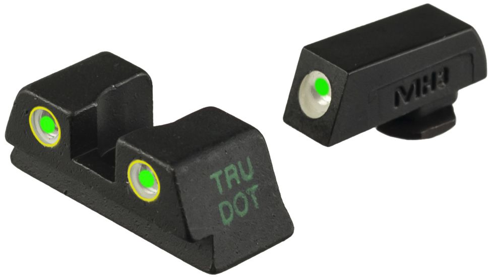 Meprolight Set Glock 42/43 Height 6.6 Green/Yellow, ML10220Y