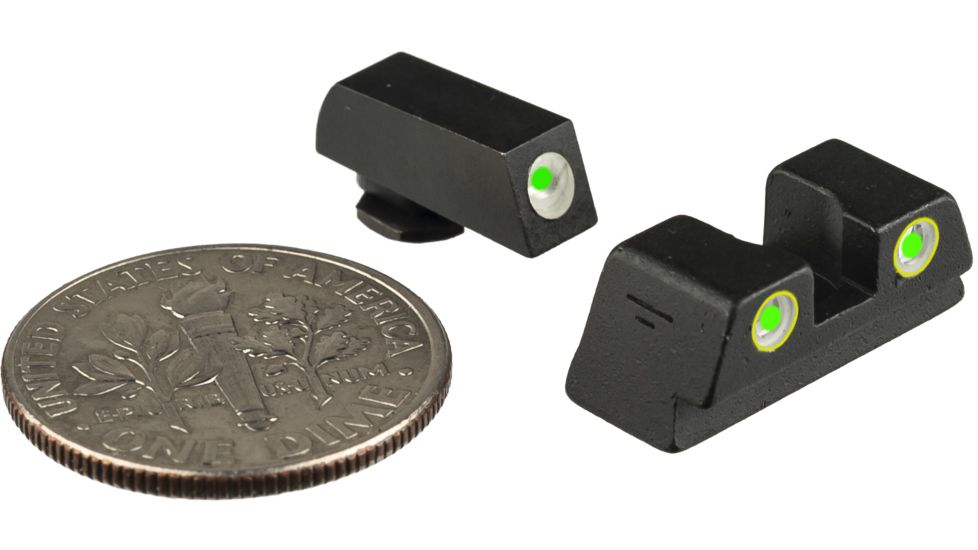 Meprolight Set Glock 42/43 Height 6.6 Green/Yellow, ML10220Y