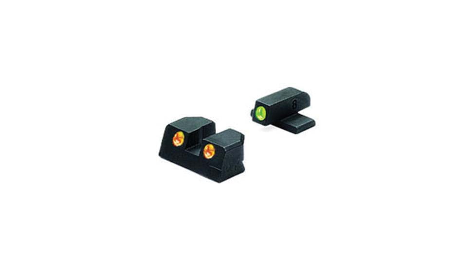 Meprolight Sig Sauer Tru-Dot Night Sight, 9mm and .357 Sig P Series, Green/Orange, ML10110O, 101103301