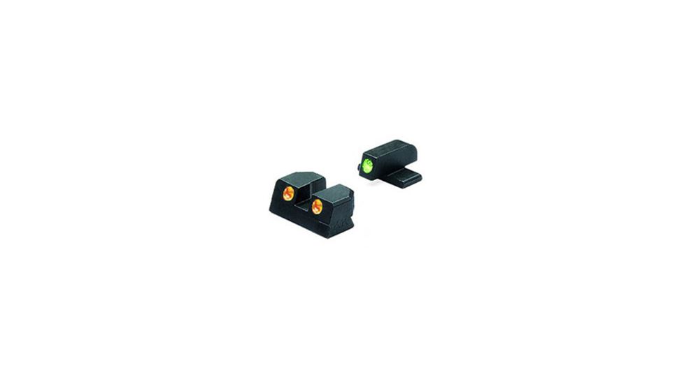 MeproLight Springfield Xd 45ACP Fixed, Green/Orange ML11411 O