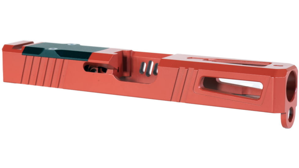 Stiffler Manufacturing Glock 19 Viper Pistol Slide, Gen 1-3, Habanero Red, VP19-H-318