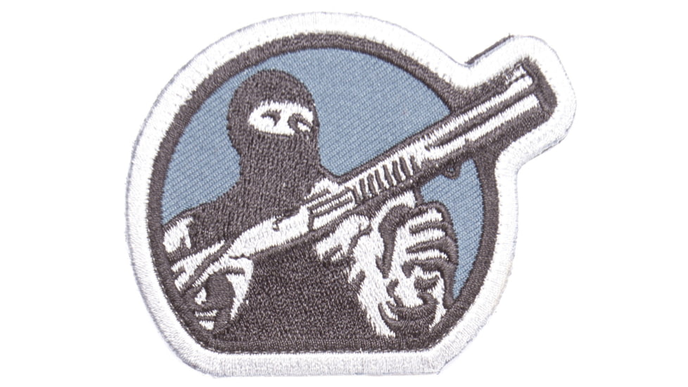 Mesa Tactical Embroidered Patch, Guy Logo, Navy Blue, 95510