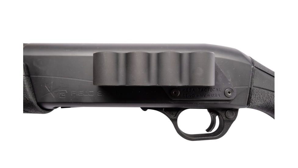 Mesa Tactical SureShell Aluminum Carrier for Remington V3, 4-Shell, 12 Gauge, Black, 95880