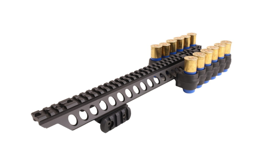 Mesa Tactical SureShell Polymer Carrier and Rail for Kel-Tec KSG, 12-Shell, 12-GA, Both Sides, Black, 94910