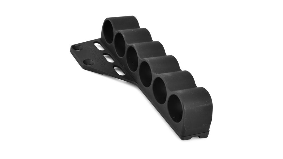 Mesa Tactical SureShell Side Mount Shell Carrier, Black, 6-Shell, Right Side, 12-Gauge, for Urbino Riser 90150