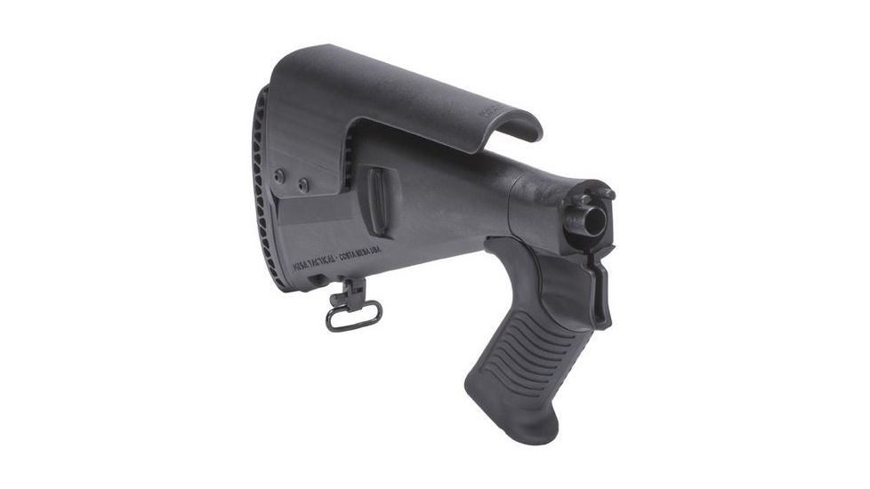 Mesa Tactical Urbino Pistol Grip Stock for Mossberg 930, Riser, Standard Butt, 12-GA, Black, 12.5in, LoP, 94690