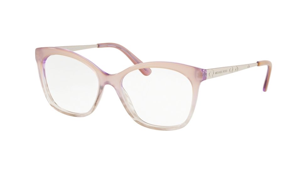 Michael Kors ANGUILLA MK4057F Progressive Prescription Eyeglasses 3506-53 - Multicolor Purple Frame