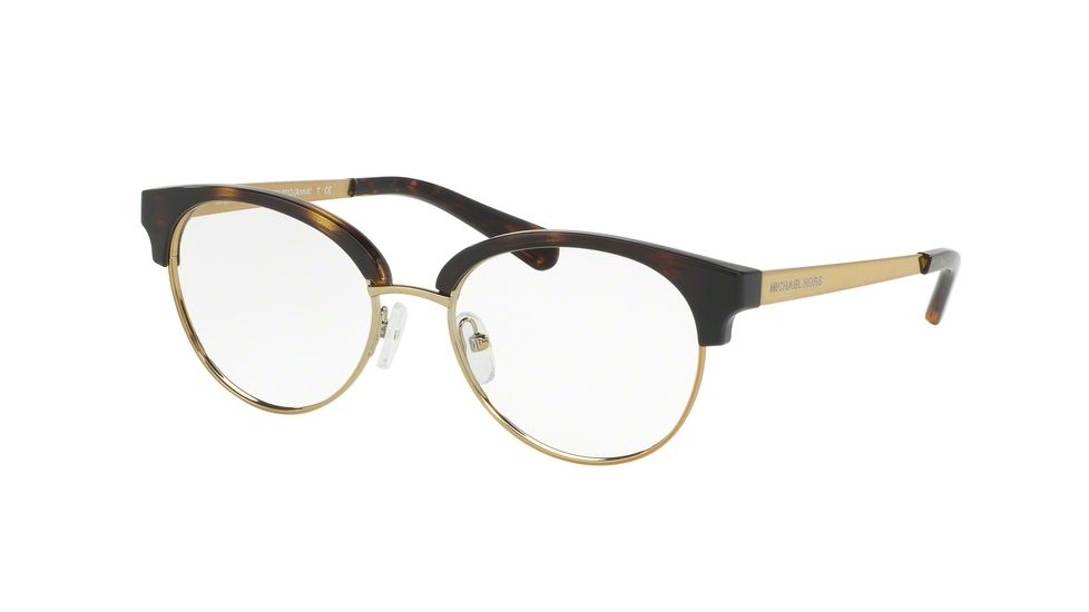 Michael Kors ANOUK MK3013 Bifocal Prescription Eyeglasses 1157-52 - Dk Tortoise/gold Frame
