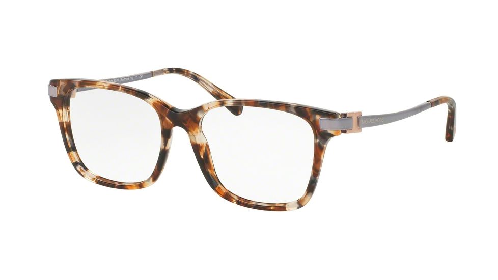 Michael Kors MK4033F Progressive Prescription Eyeglasses 3181-54 - Tiger Tortoise Frame