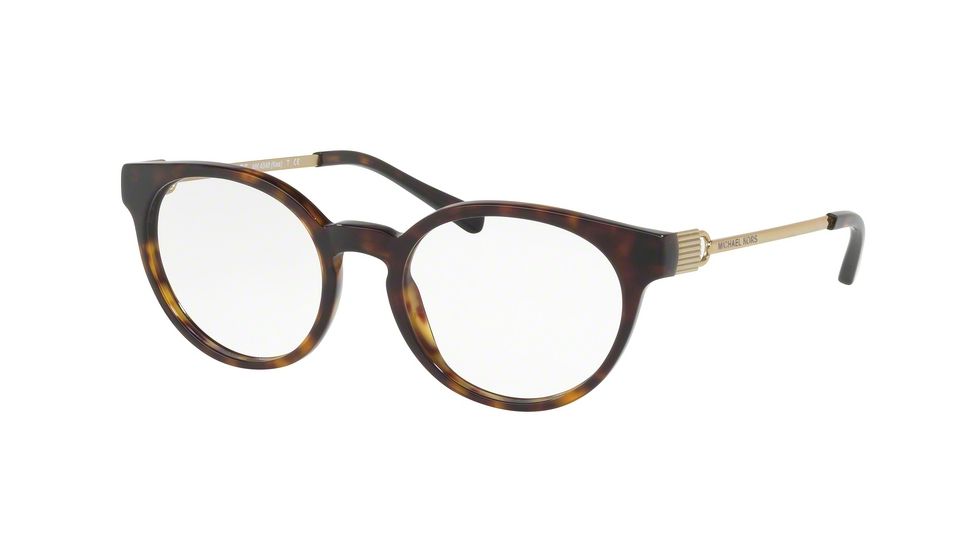 Michael Kors MK4048F Progressive Prescription Eyeglasses 3293-53 - Dark Tortoise Frame