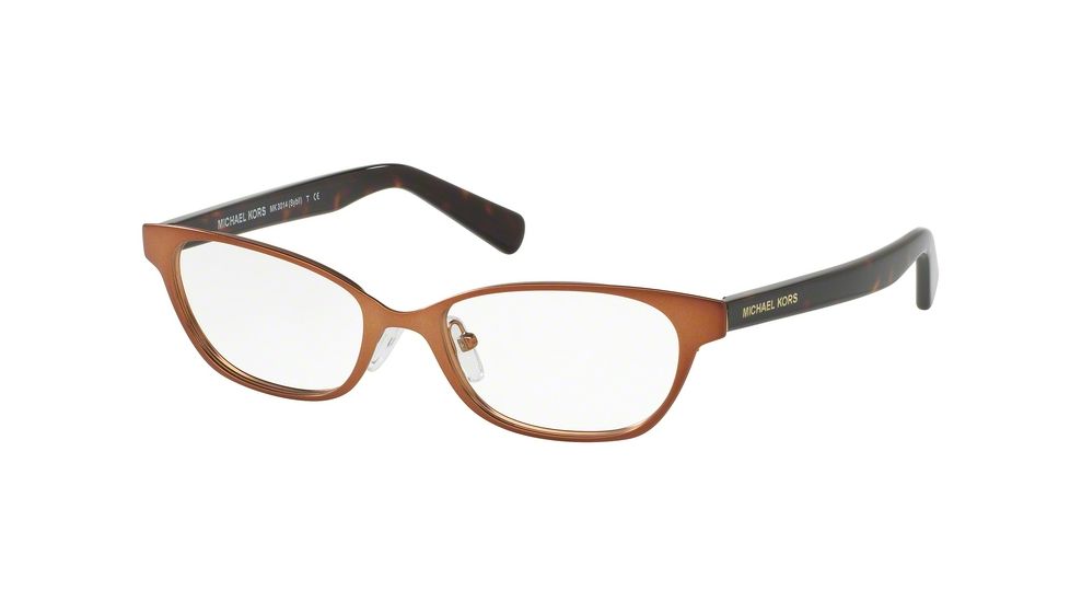 Michael Kors SYBIL MK3014 Bifocal Prescription Eyeglasses 1147-50 - Matte Bronze Frame