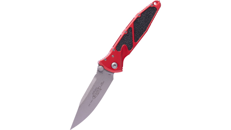 Microtech Socom Elite S/E Apoclyptic Standard 4in Folding Knife, Red, 160-10APRD