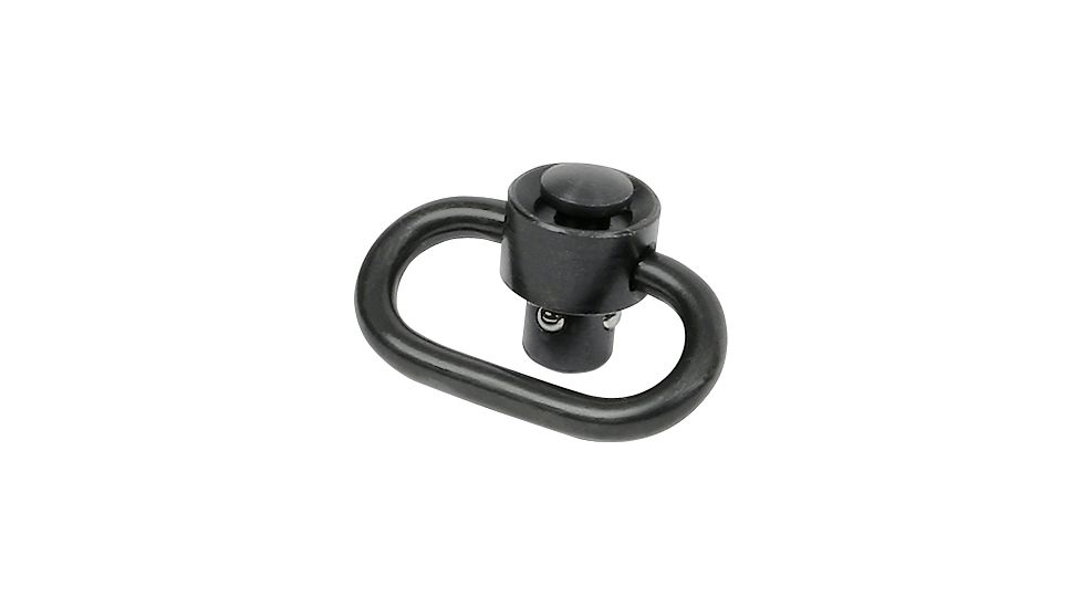 Midwest Industries 1.25in Heavy Duty Sling Swivel, Black, 114HDS