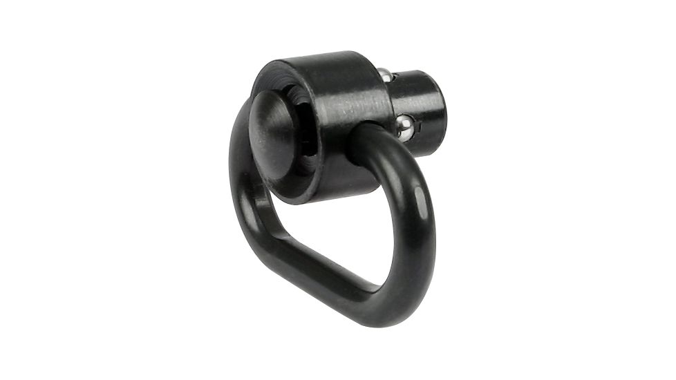 Midwest Industries 1.25in Heavy Duty Sling Swivel, Black, 114HDS