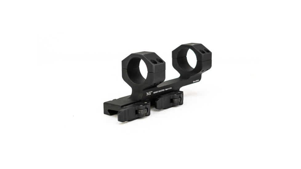 Midwest Industries 30MM QD Scope Mount 20MOA with 1.4-in Offset, Black, MI-QD30SM-20MOA
