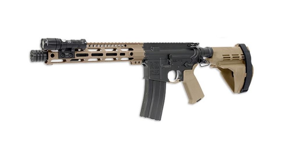 Midwest Industries 45 Degree Offset Surefire Light Mount, M-LOK, Black, MI-MSM45