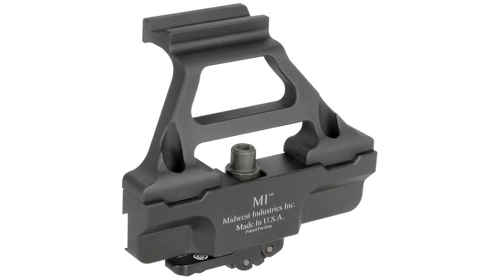 Midwest Industries AKG2 Scope Mount, AK-47/74, Mini ACOG Top, Black, MI-AKSMG2-MA