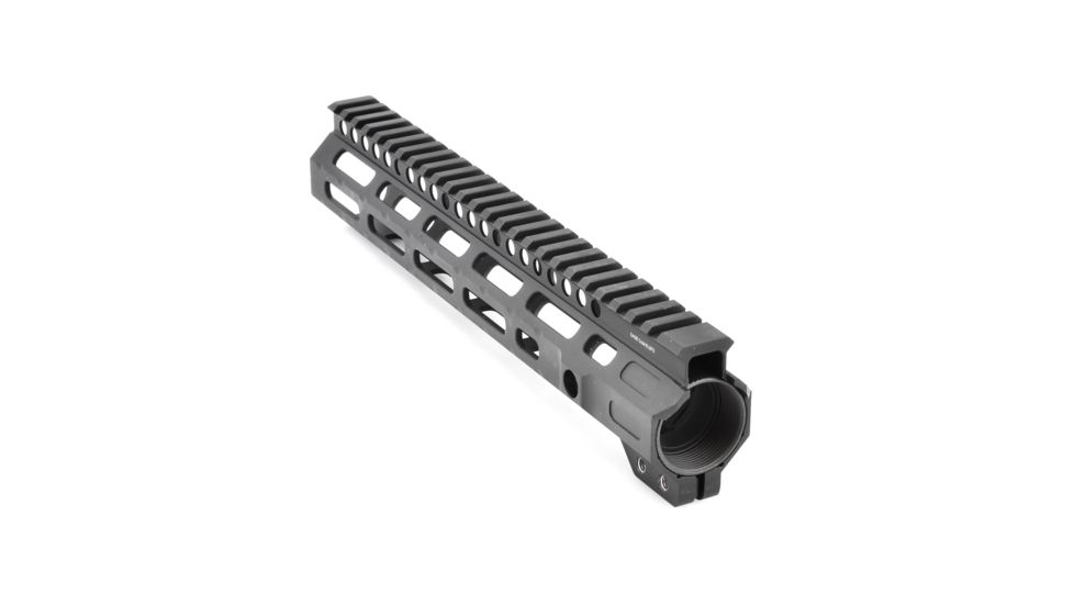 Midwest Industries AR-15 Free Float 1-Piece Handguard, 10.5 inch Combat Rail, Black, Medium, MI-CRM-10.50