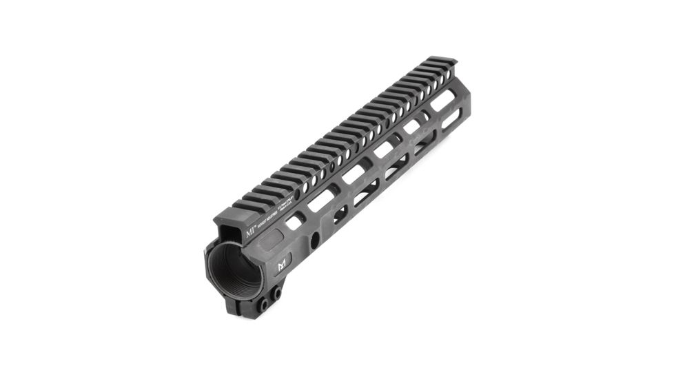 Midwest Industries AR-15 Free Float 1-Piece Handguard, 10.5 inch Combat Rail, Black, Medium, MI-CRM-10.50