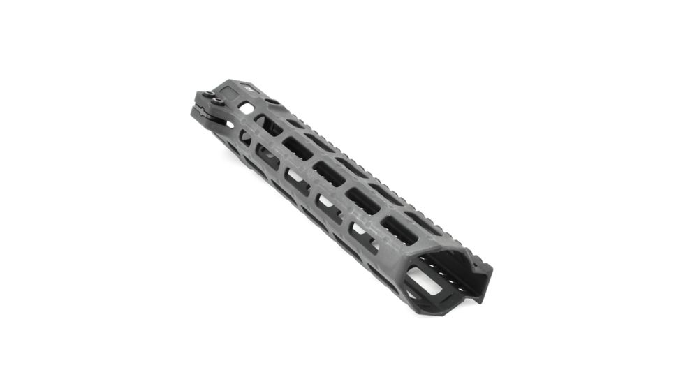 Midwest Industries AR-15 Free Float 1-Piece Handguard, 10.5 inch Combat Rail, Black, Medium, MI-CRM-10.50