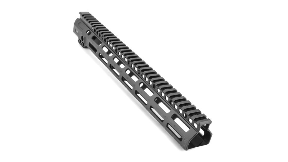 Midwest Industries AR-15 Free Float 1-Piece Handguard, 14 inch Combat Rail, Black, Medium, MI-CRM-14.0