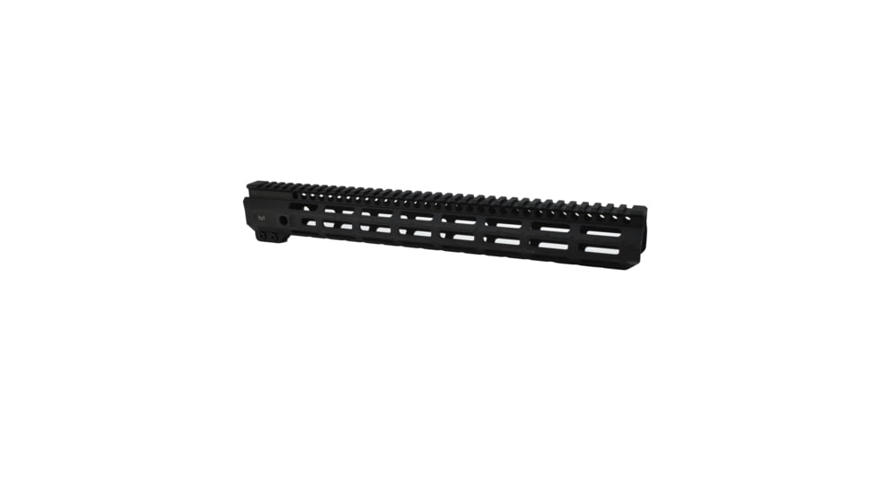 Midwest Industries AR-15 Free Float 1-Piece Handguard, 15 inch Combat Rail, Black, Medium, MI-CRM-15.0