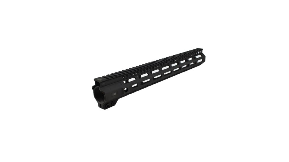 Midwest Industries AR-15 Free Float 1-Piece Handguard, 15 inch Combat Rail, Black, Medium, MI-CRM-15.0