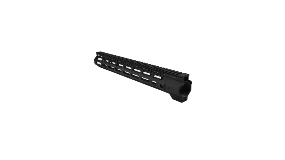 Midwest Industries AR-15 Free Float 1-Piece Handguard, 15 inch Combat Rail, Black, Medium, MI-CRM-15.0