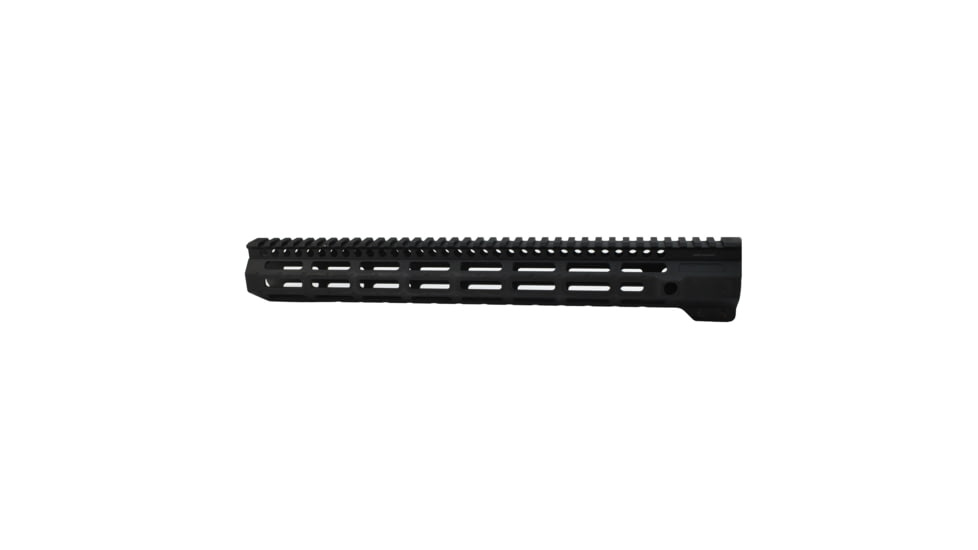 Midwest Industries AR-15 Free Float 1-Piece Handguard, 15 inch Combat Rail, Black, Medium, MI-CRM-15.0