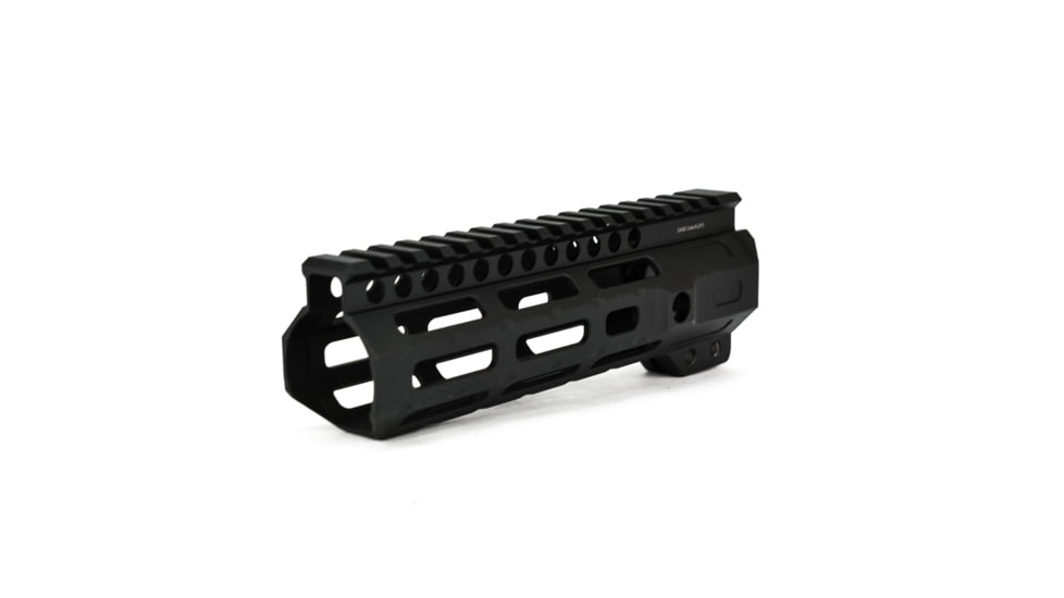 Midwest Industries AR-15 Free Float 1-Piece Handguard, 7 inch Combat Rail, Black, Medium, MI-CRM-7.0
