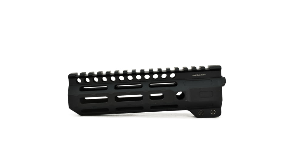 Midwest Industries AR-15 Free Float 1-Piece Handguard, 7 inch Combat Rail, Black, Medium, MI-CRM-7.0