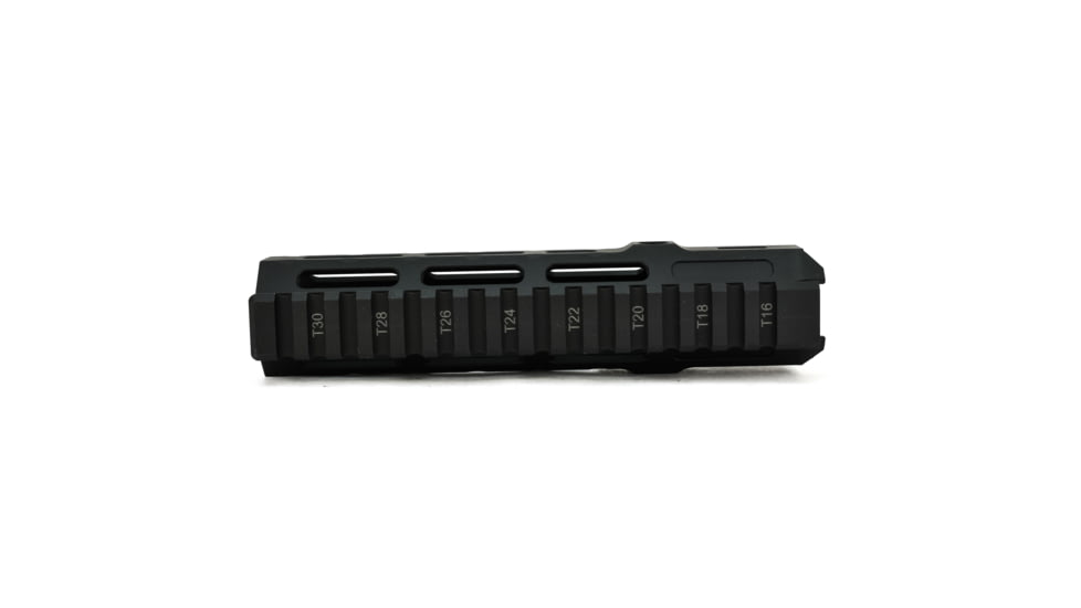 Midwest Industries AR-15 Free Float 1-Piece Handguard, 7 inch Combat Rail, Black, Medium, MI-CRM-7.0