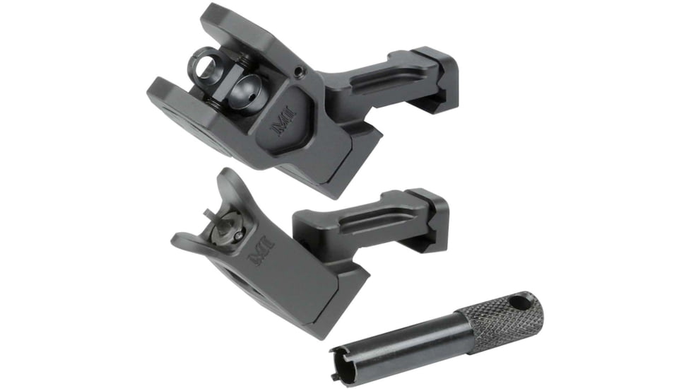 Midwest Industries Set A2 Combat Rifle Sight, Fixed Offset, MI-CRS-FOSS-A2