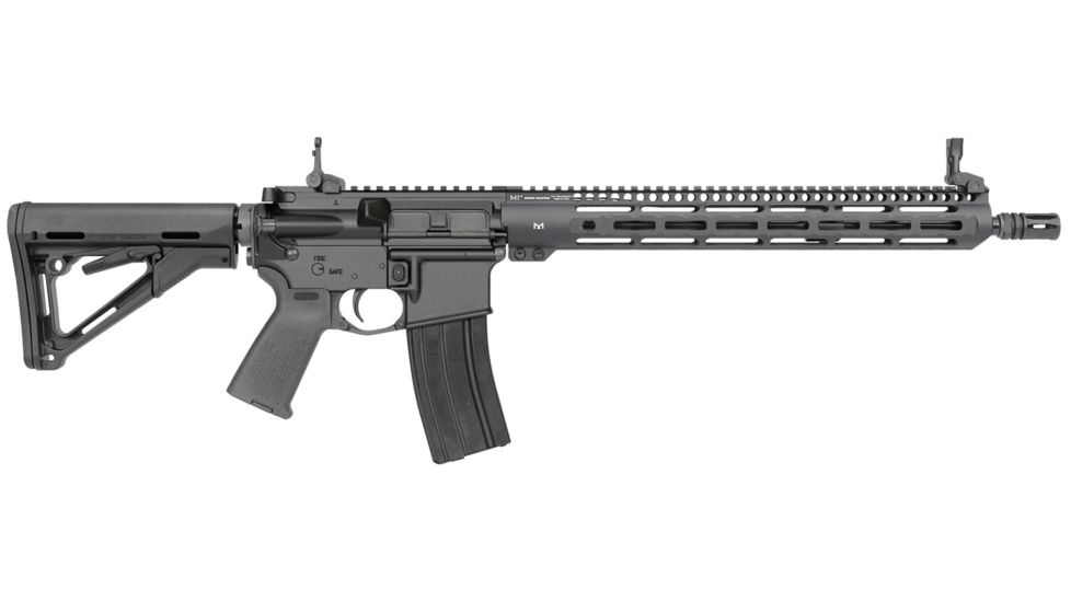 Midwest Industries Combat Rifle Top Mounted Deployable Rear Sight, Black, MI-CRS-R