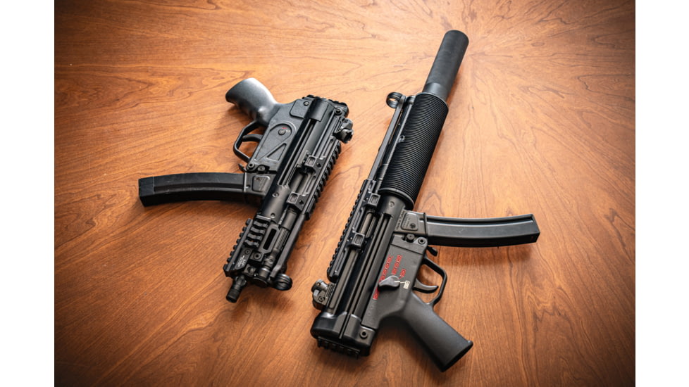 Midwest Industries Gen 2 Top Heckler &amp; Koch MP5 Rifle Rail Mount, Black, MI-MP5TR-G2