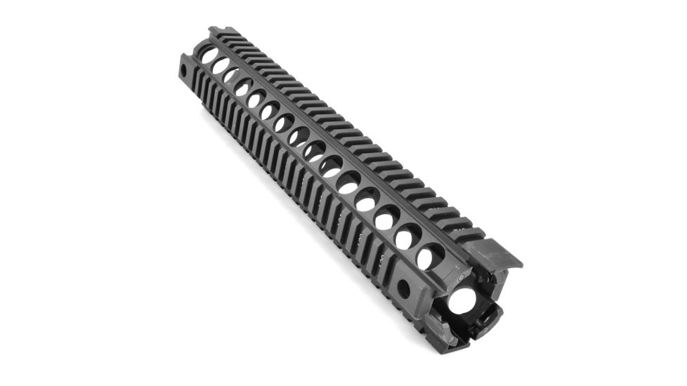 Midwest Industries Gen2 Two-Piece Drop-In Handguard Rifle Length, Black, MCTAR-19G2