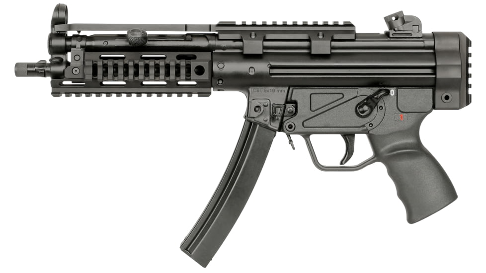 Midwest Industries MP5 Tri-Rail Handguard, Black, MI-MP5-TRIRAIL