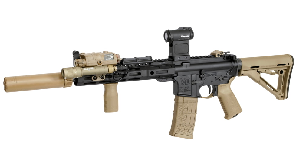 Midwest Industries Night Fighter M-LOK Handguard, Black, 10.5in, MI-NF10.5