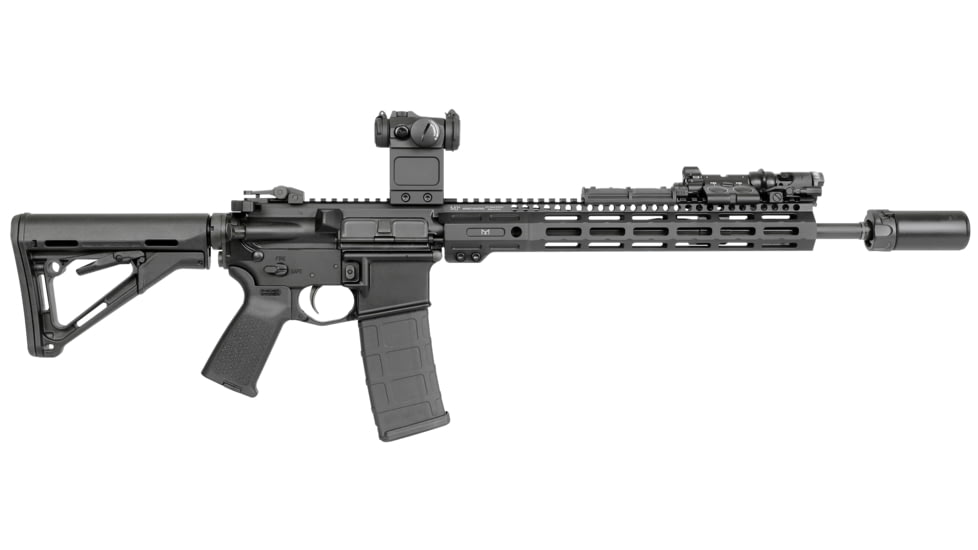 Midwest Industries Night Fighter M-LOK Handguard, Black, 13.5in, MI-NF13.5