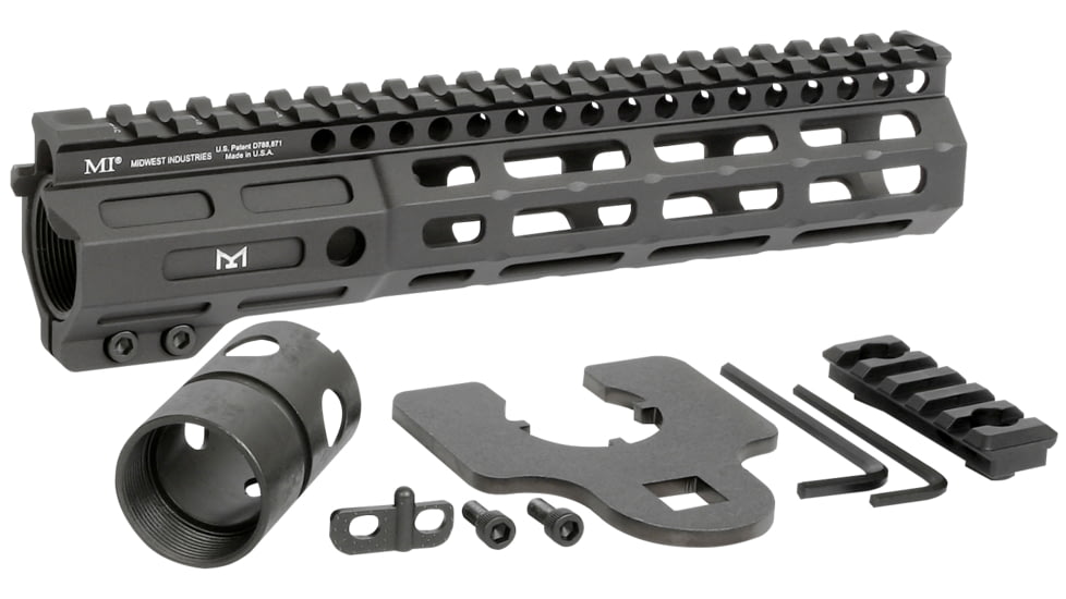 Midwest Industries Night Fighter M-LOK Handguard, Black, 9.25in, MI-NF9.25