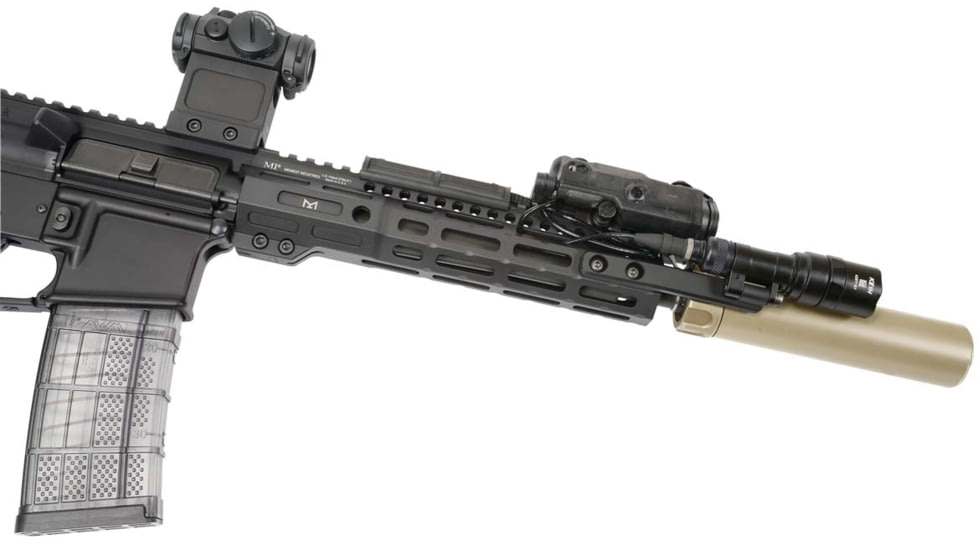 Midwest Industries Scout Light M-LOK Extended Mount, Black, MI-SCOUT-XM