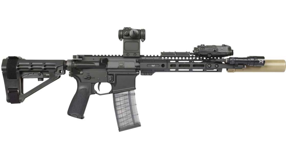 Midwest Industries Scout Light M-LOK Extended Mount, Black, MI-SCOUT-XM