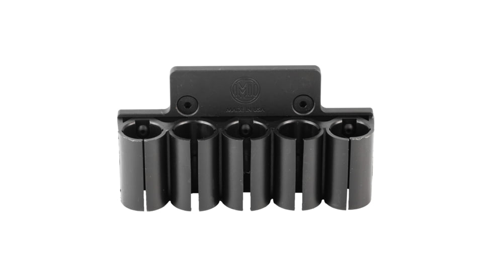 Midwest Industries Shotgun Shell Holder Plate Bundle, 5 Shells, Black, MI-SG-SHP-BUNDLE