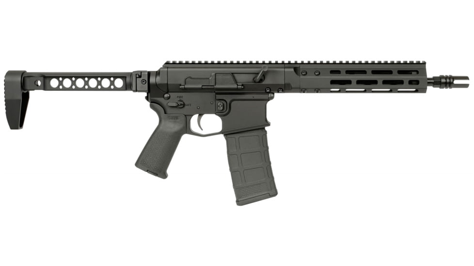 Midwest Industries Side Folder With Light Weight Stock, Black, MI-STAP-SF-LWS